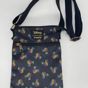 Loungefly Crossbody Mickey Mouse Bag Passport Rainbow Collection